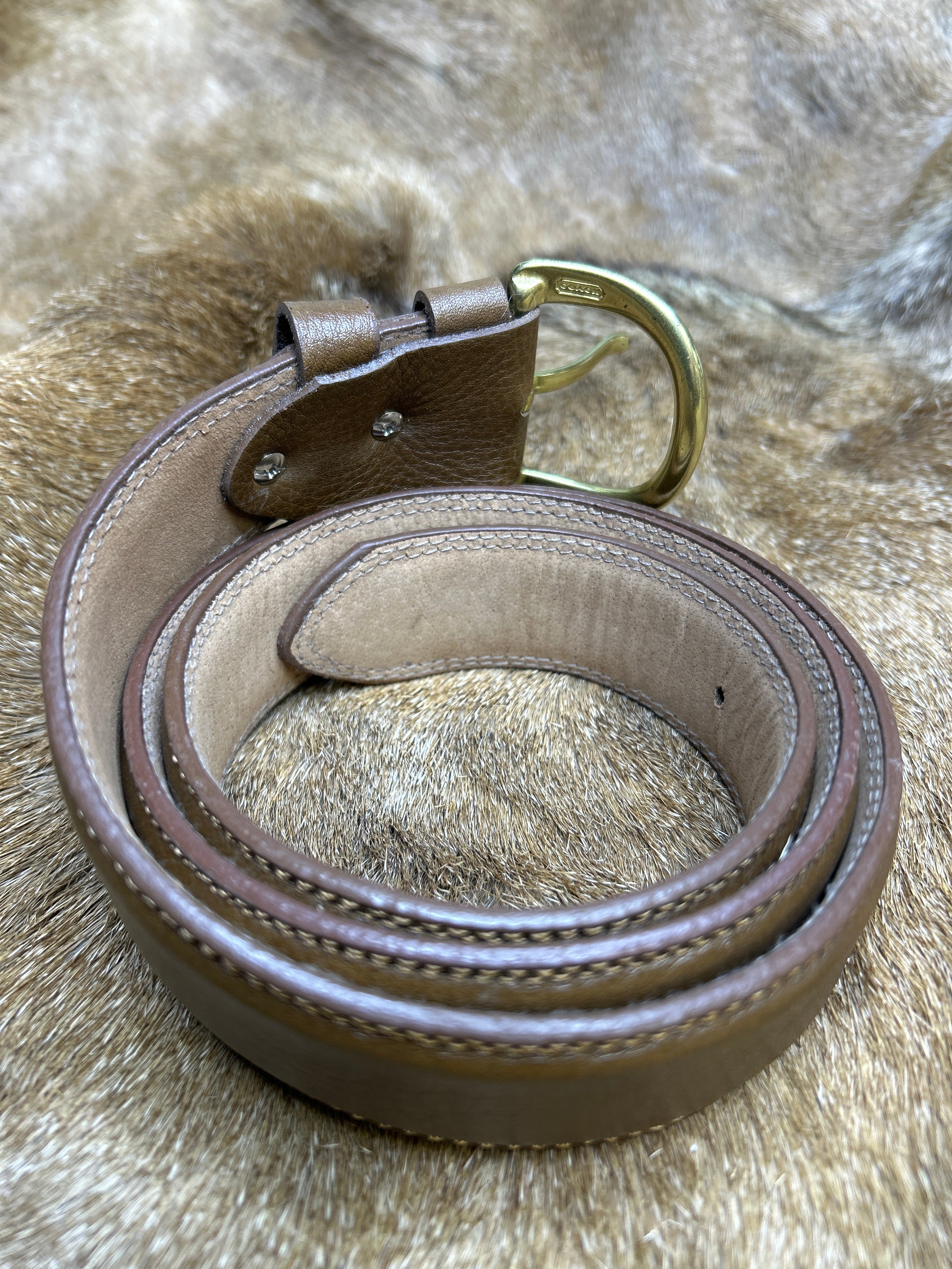 Brothers Of Valhalla - Warrior Brown Leather Belt