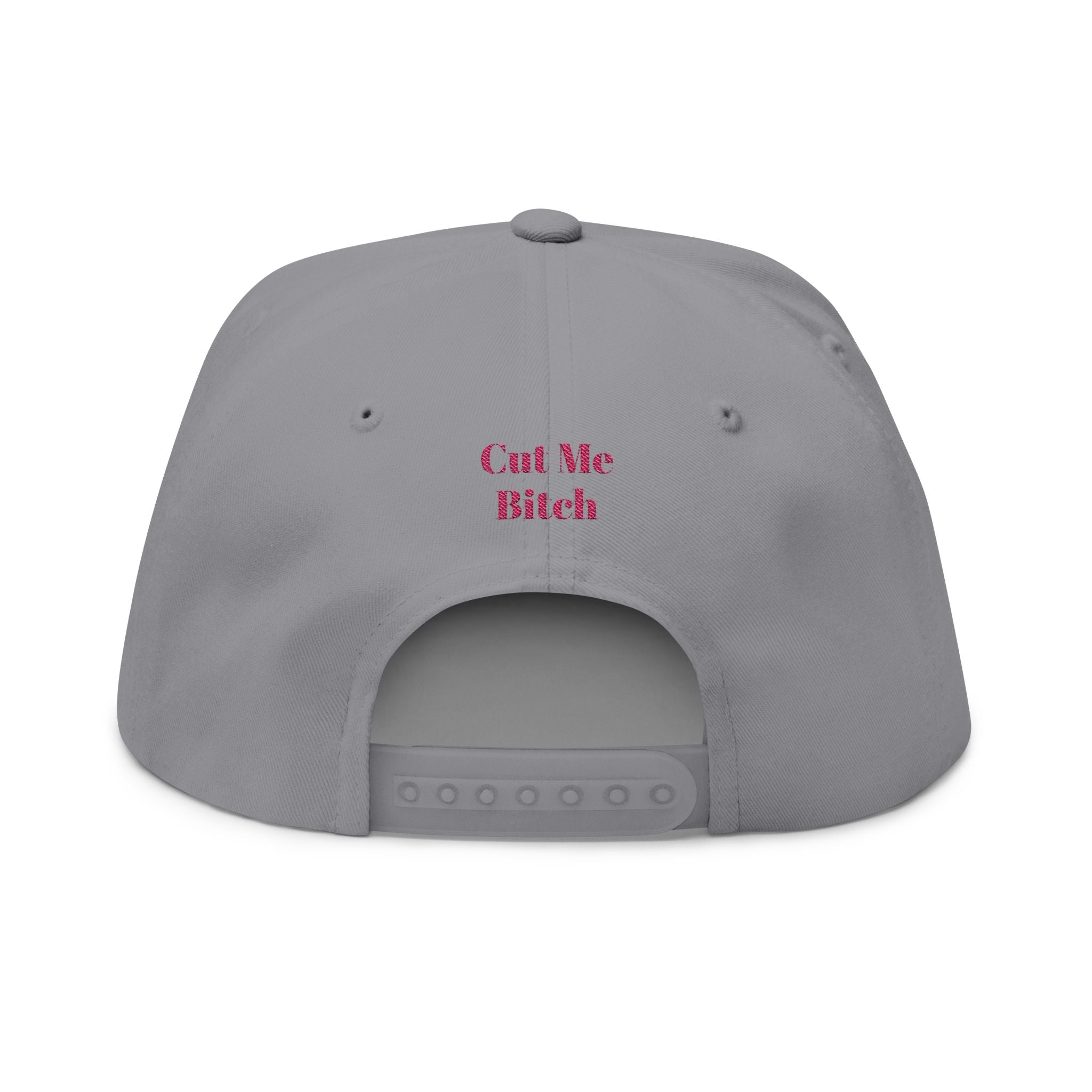 "C.M.B." Flat Bill Cap — Embroidered 'Welcome to Valhalla' Viking Crest Snapback