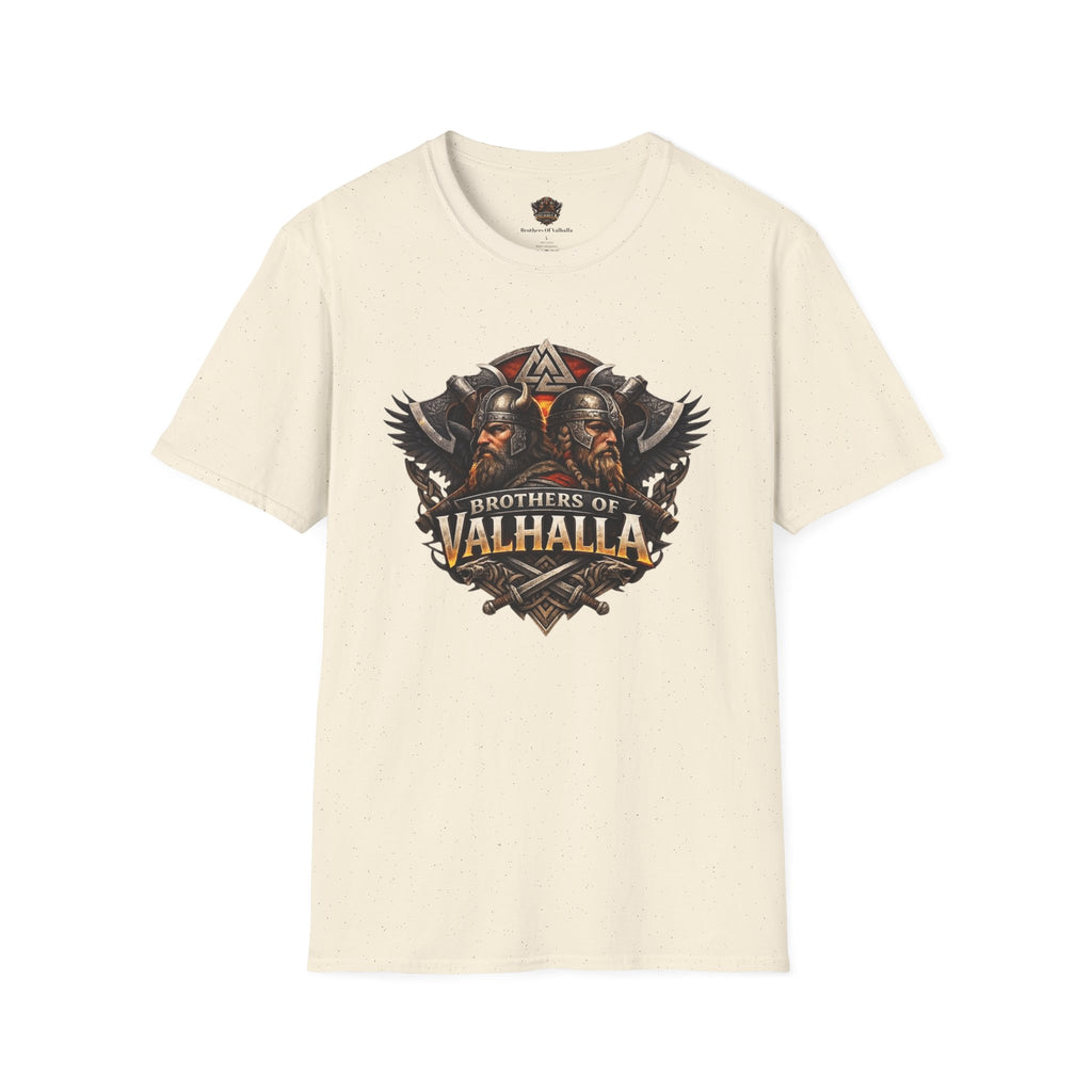 Viking "Brothers of Valhalla" T-Shirt — Norse Warrior Graphic Tee