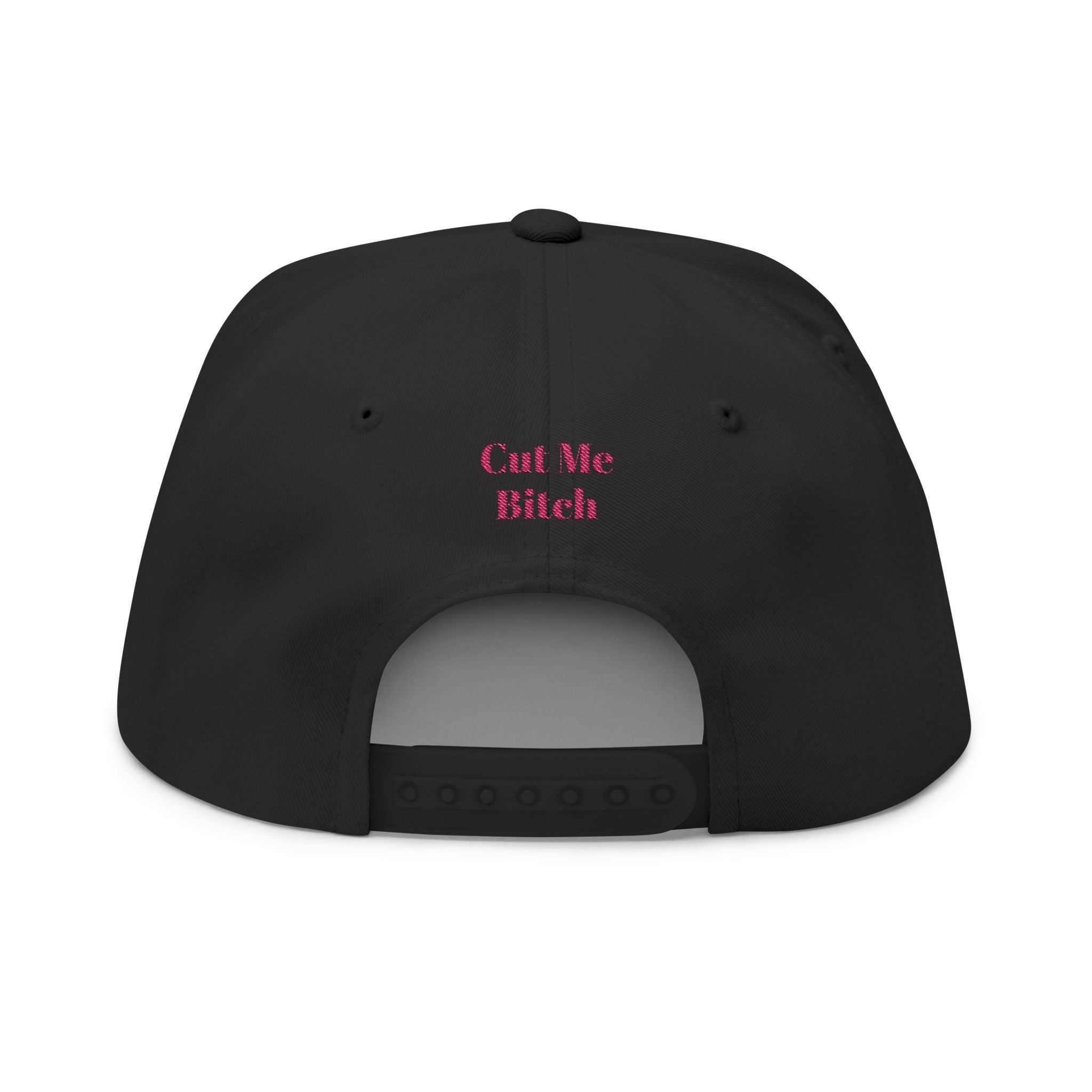 "C.M.B." Flat Bill Cap — Embroidered 'Welcome to Valhalla' Viking Crest Snapback