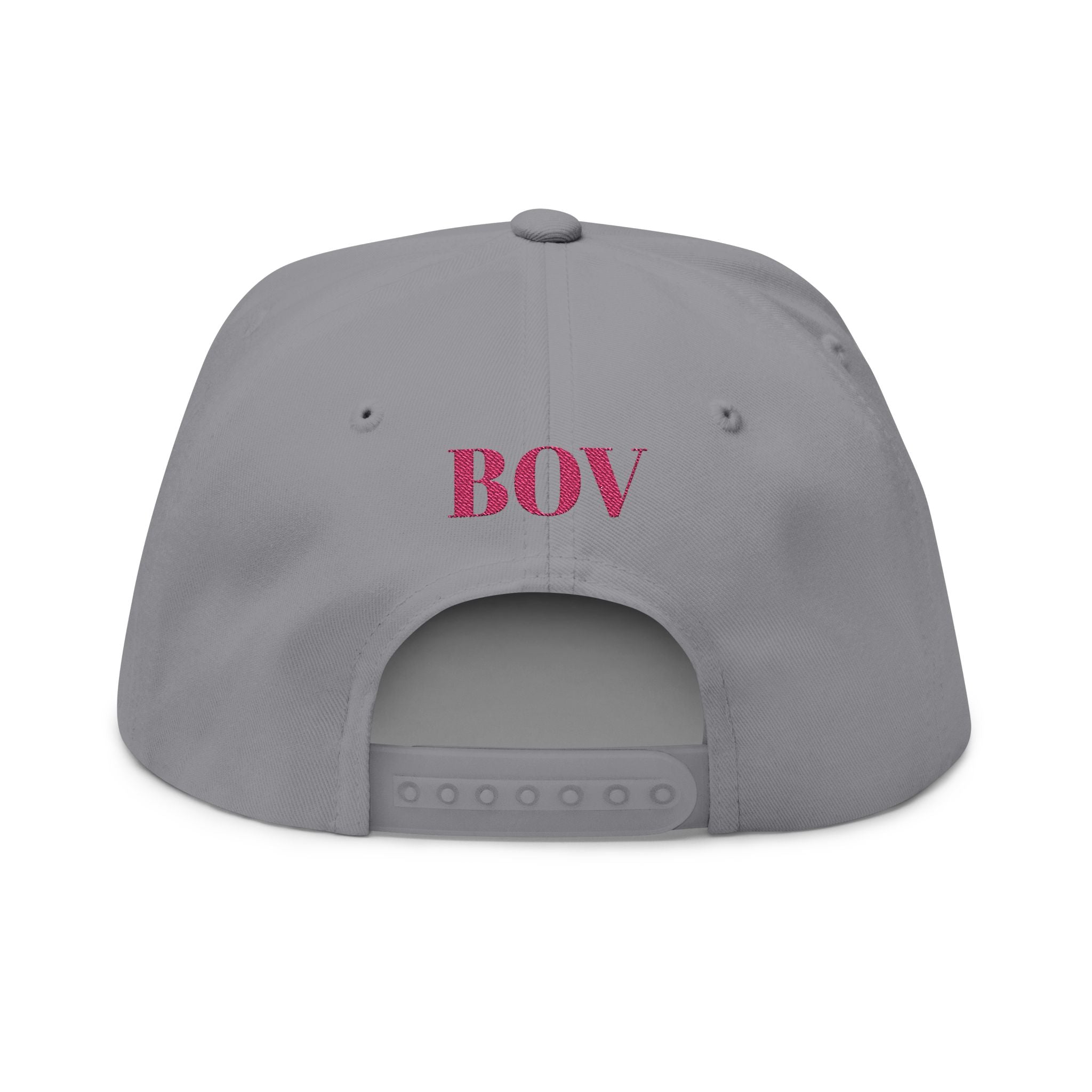 "C.M.B." Flat Bill Cap — Embroidered 'Welcome to Valhalla' Viking Crest Snapback