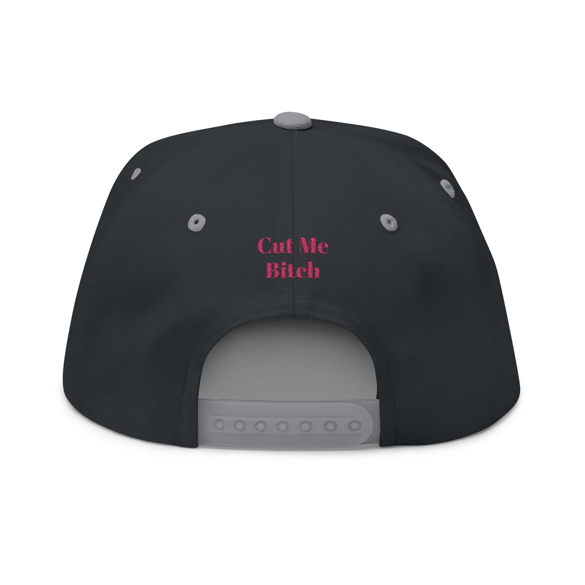 "C.M.B." Flat Bill Cap — Embroidered 'Welcome to Valhalla' Viking Crest Snapback