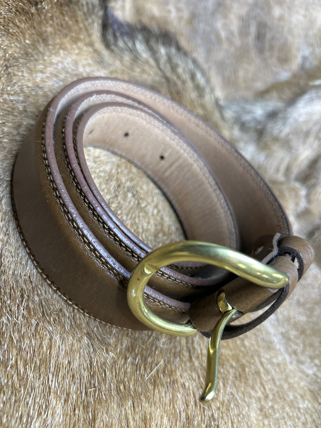Brothers Of Valhalla - Warrior Brown Leather Belt