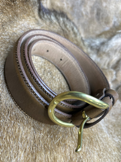 Brothers Of Valhalla - Warrior Brown Leather Belt